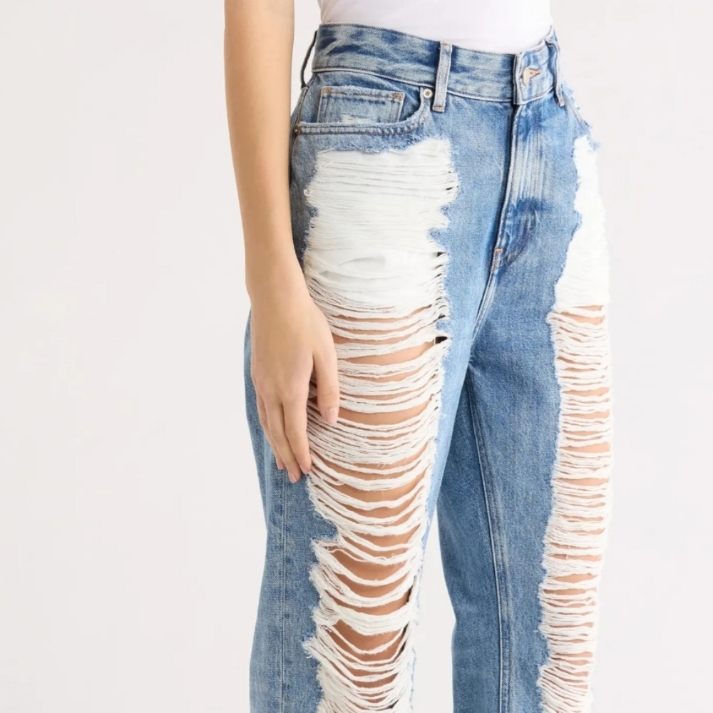 NWT Good American Khloe Jeans Size 8 - Picture 4 of 13
